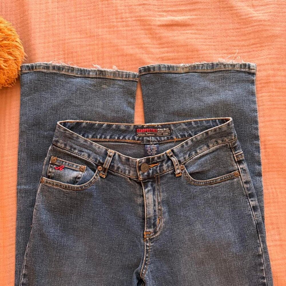 Aeropostale Women's Blue and Navy Jeans